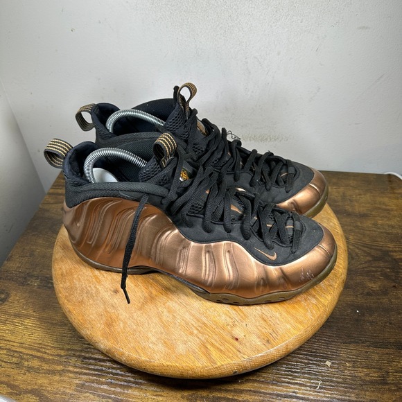 Nike Air Foamposite One Copper Black Men's Basketball Shoes Size 11 314996-007